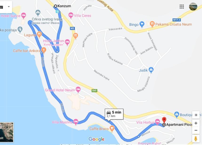 Villa Piccolotti Neum Ngoại thất bức ảnh
